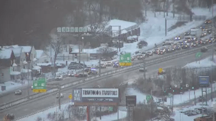 Traffic delays due to northbound I-91 crash in Springfield