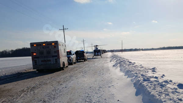 Crash on U.S. 421 Requires Airlifting