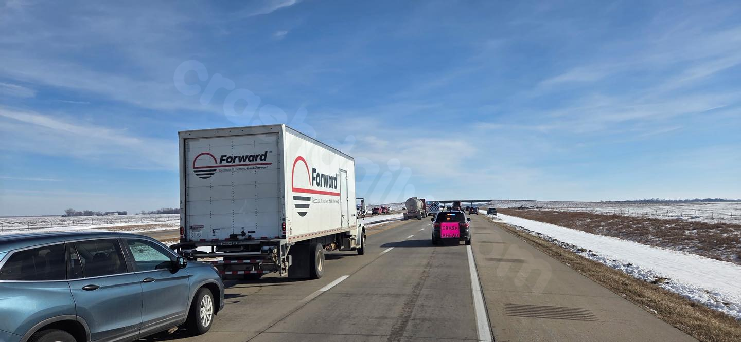 Crash forces closure of I-135 section in McPherson County