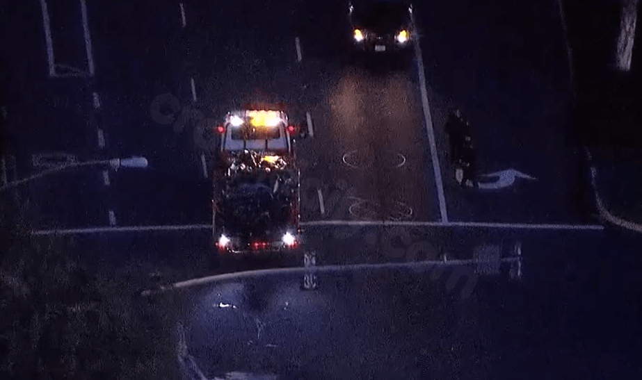 Driver seriously injured after car collides with semi truck in La Jolla