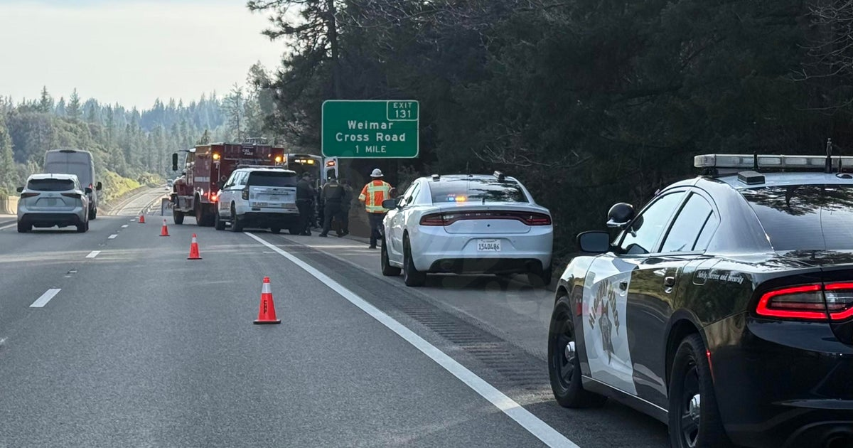 Fatal car crash on westbound I-80 in Placer County