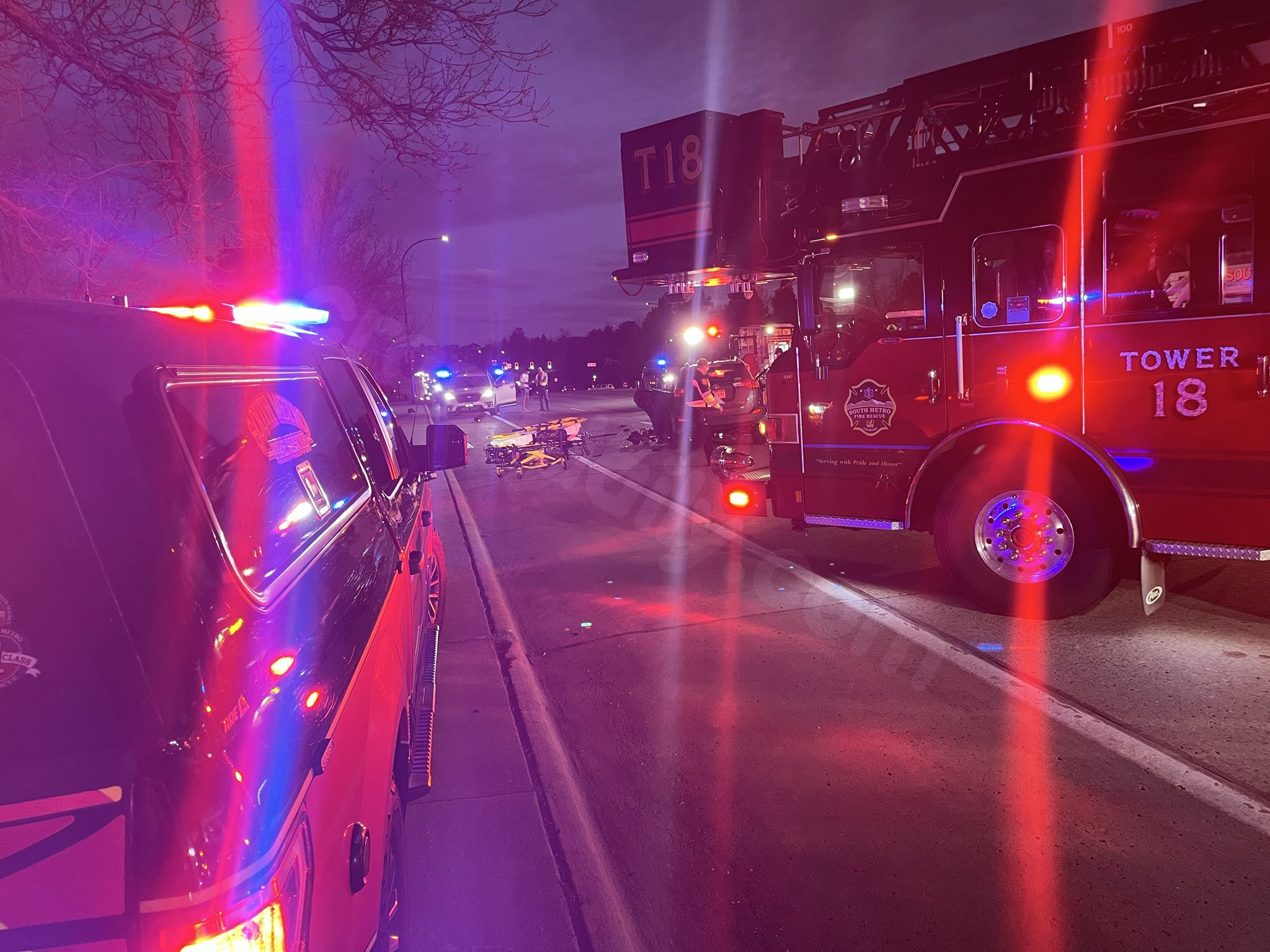 Highlands Ranch Parkway Sections Shut Down Due to Accident