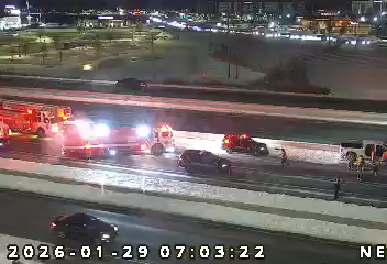 I-69 in Fishers partially closed after crash