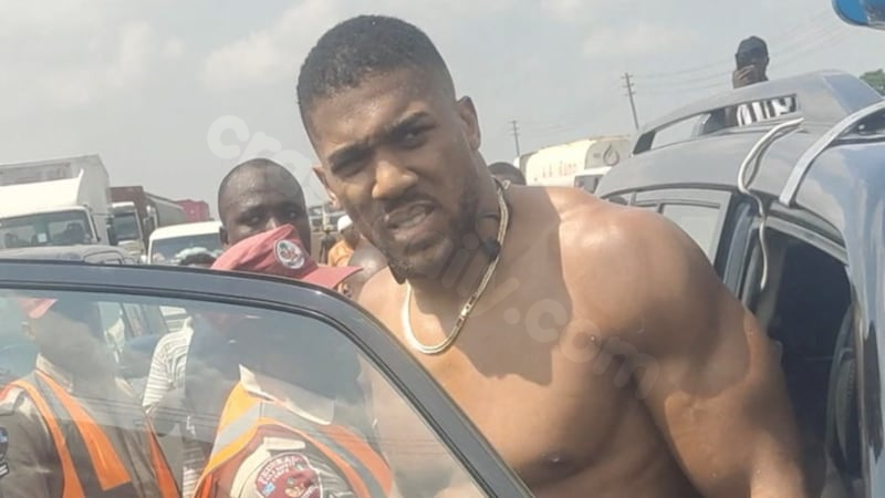Anthony Joshua pledges to 'take appropriate action' following devastating car crash