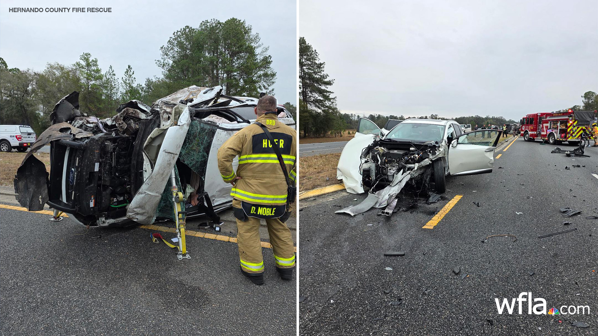 Crash injures Hernando County deputy and another driver.