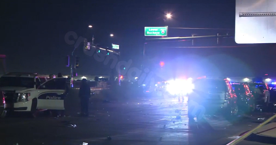 Car crashes into Phoenix Police vehicle, hits 3 other cars while escaping