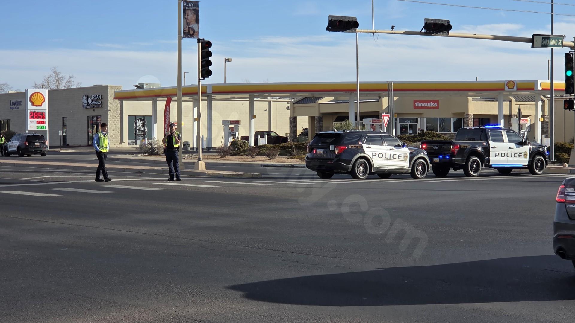 Helicopter called for after Rio Rancho crash