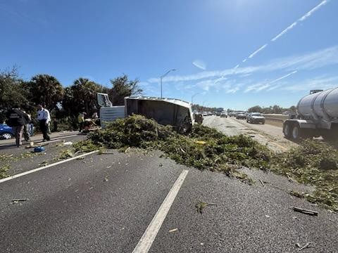 7 injured in 6-vehicle crash on I-75 in Hillsborough County