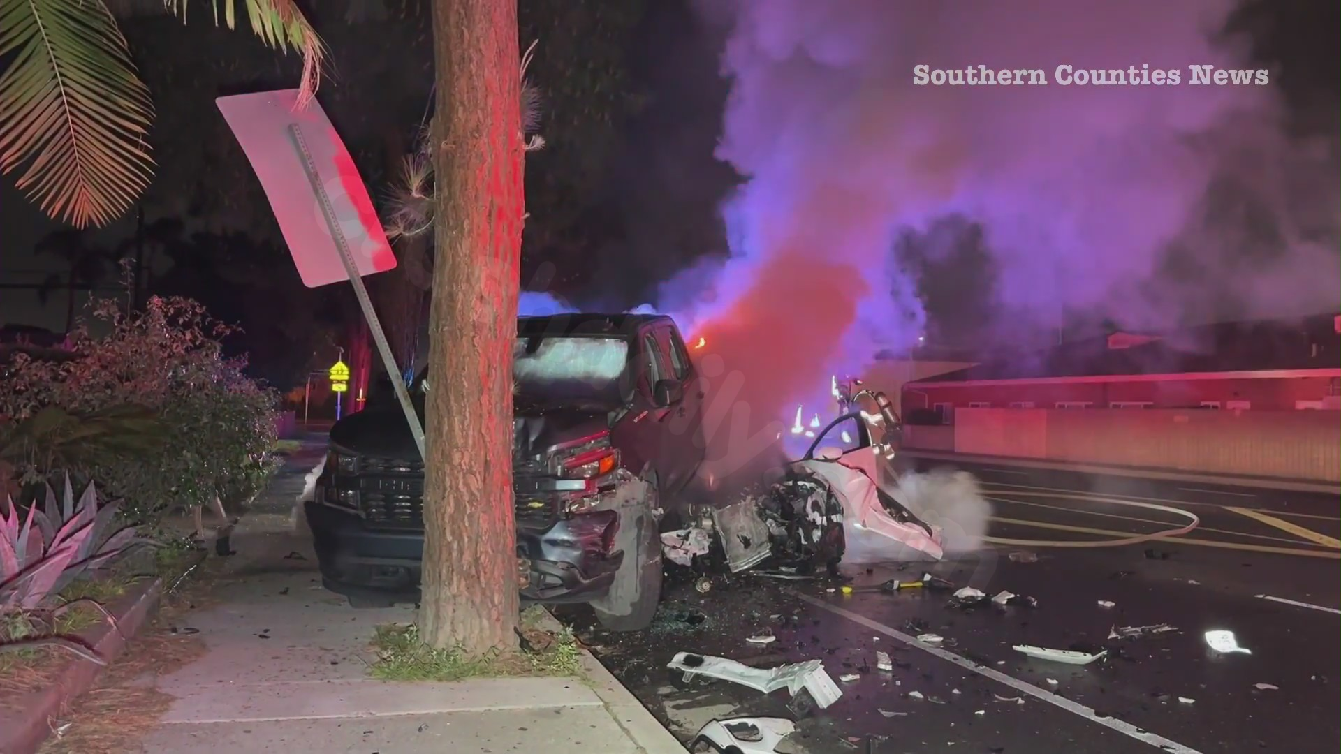 Driver charged with DUI following fiery collision in Orange County