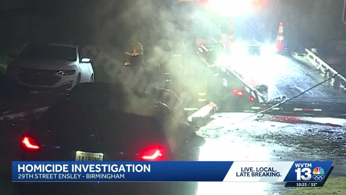 Man found shot to death inside overturned vehicle in Birmingham