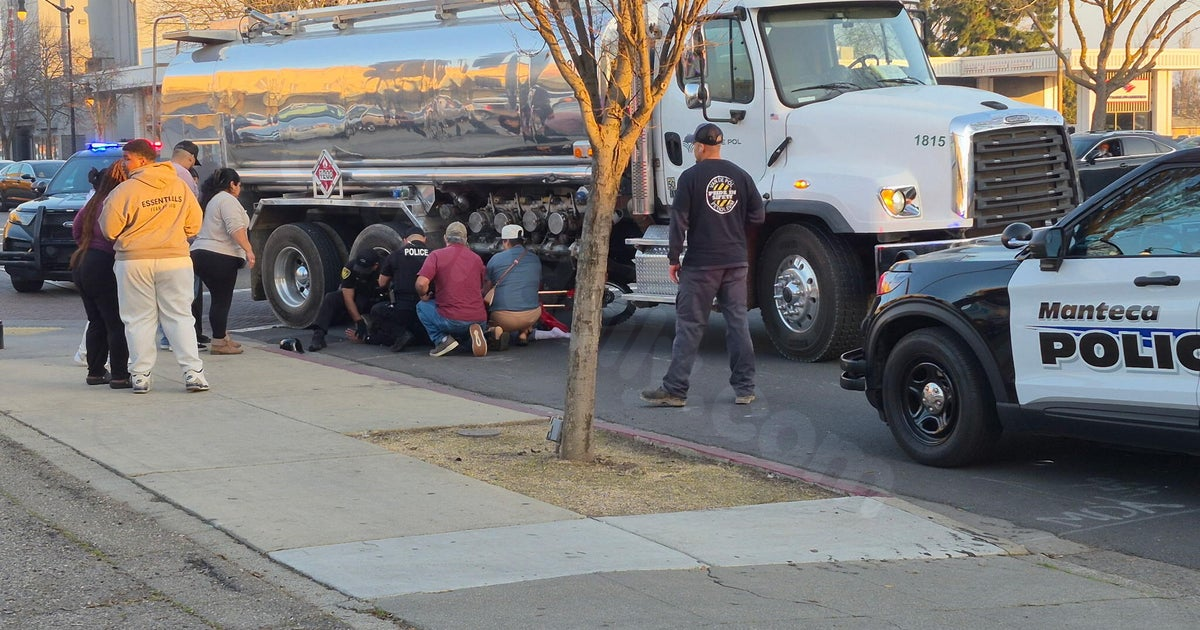 Manteca teen rescued after dirt bike crash pins him under semi-truck