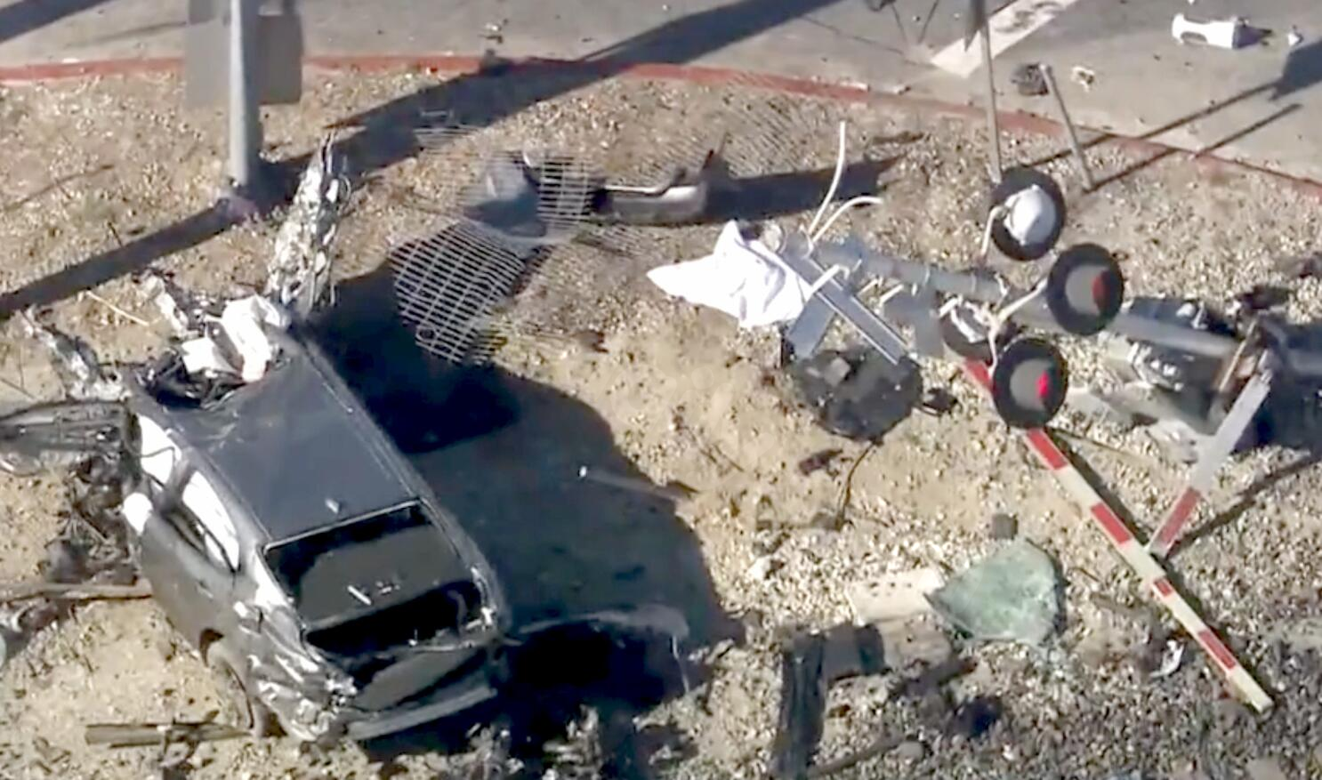 Metrolink train slams into car in Glendale, killing 1 person, hospitalizing 2