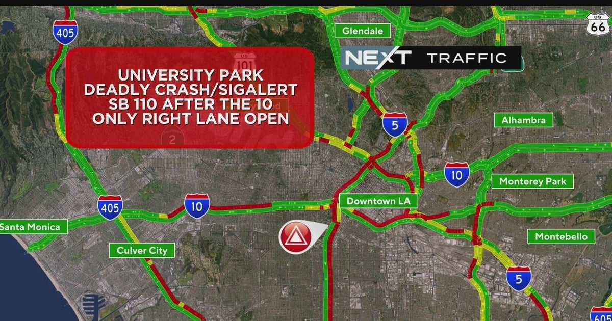 South Los Angeles deadly 110 Freeway motorcycle crash closes multiple lanes