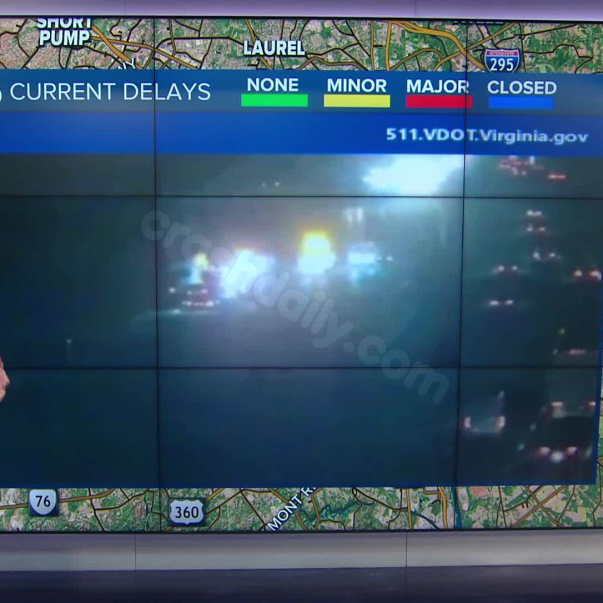 I-95 south reopens after multi-vehicle crash in Hanover County