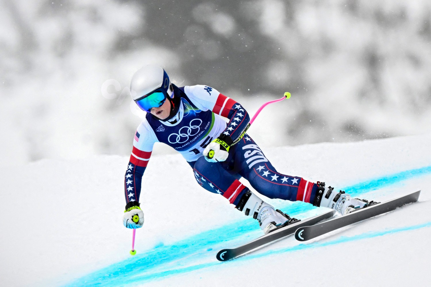 Lindsey Vonn's Olympic medal hopes dashed after just 13 seconds