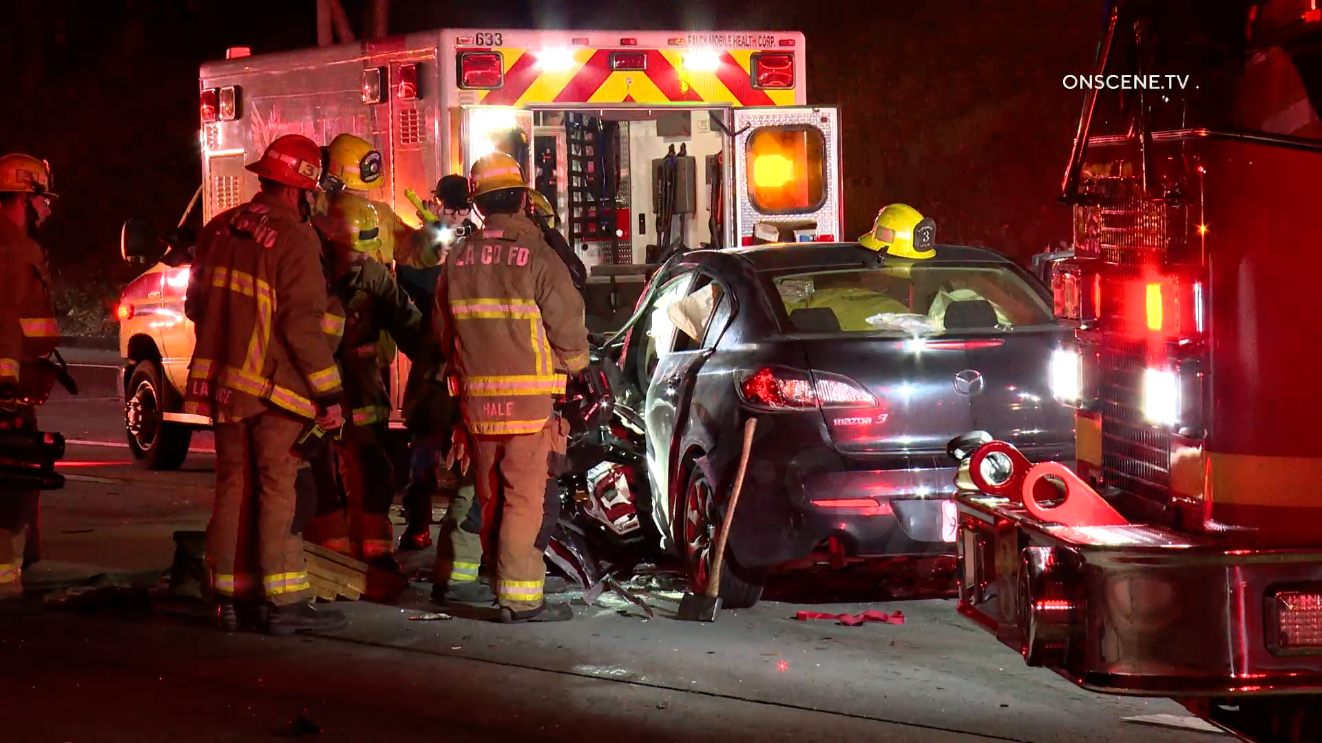 2 Vehicle Crash Causes Additional Crashes, East LA