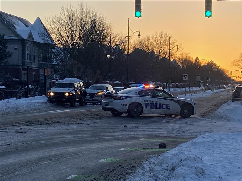 RPD responds to motor vehicle accident on West Main Street