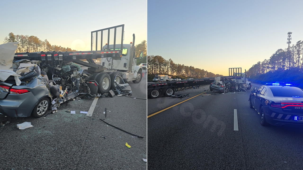 Driver arrested after trying to make illegal U-turn that caused serious I-75 crash in Hillsborough County