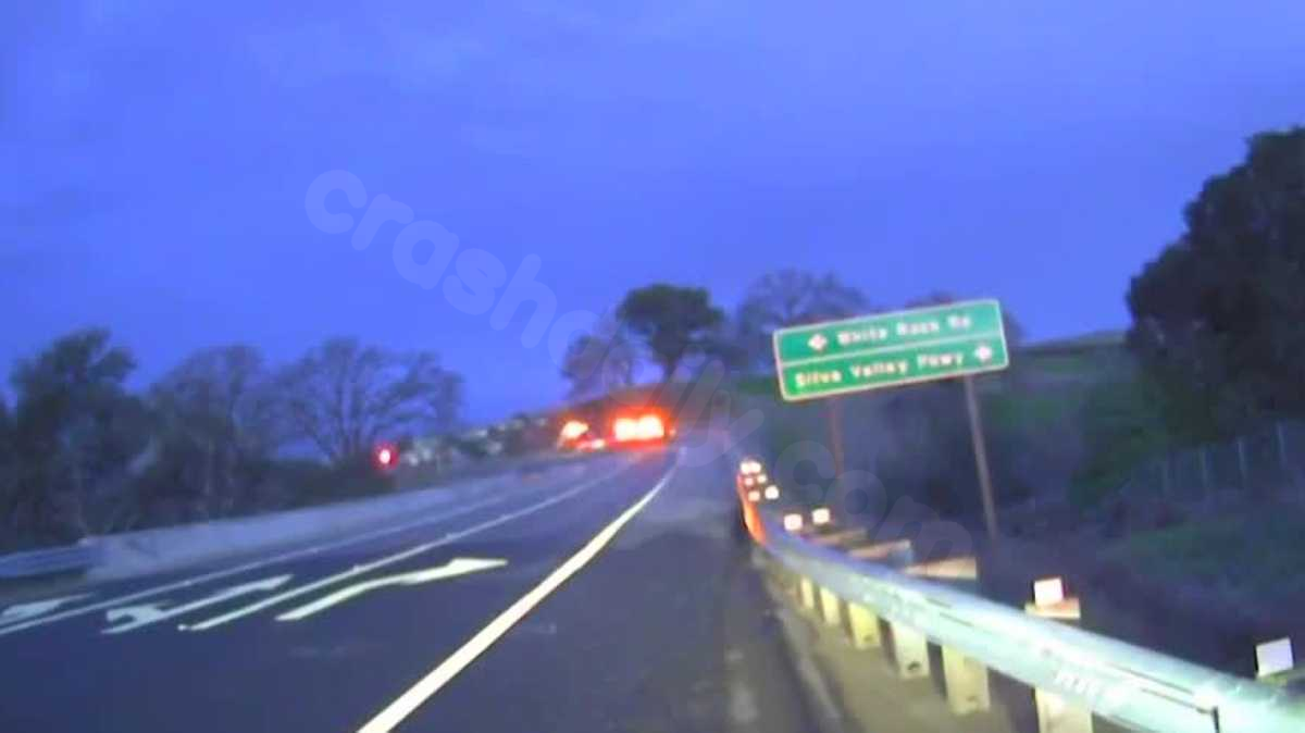Woman dies after crashing into pole on Highway 50 in El Dorado County, CHP says