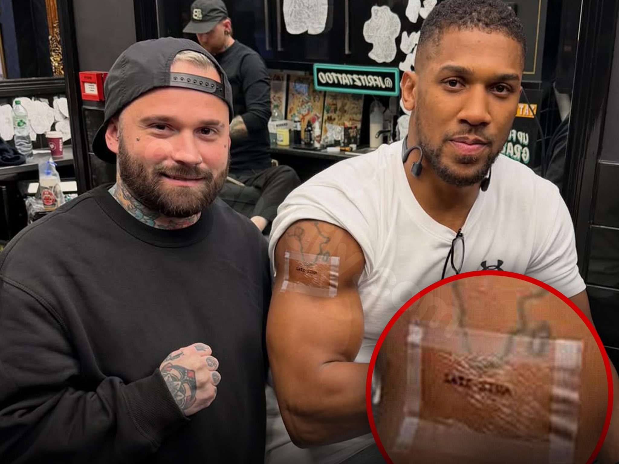 Anthony Joshua Honors Late Friends With Tattoos After Fatal Car Crash