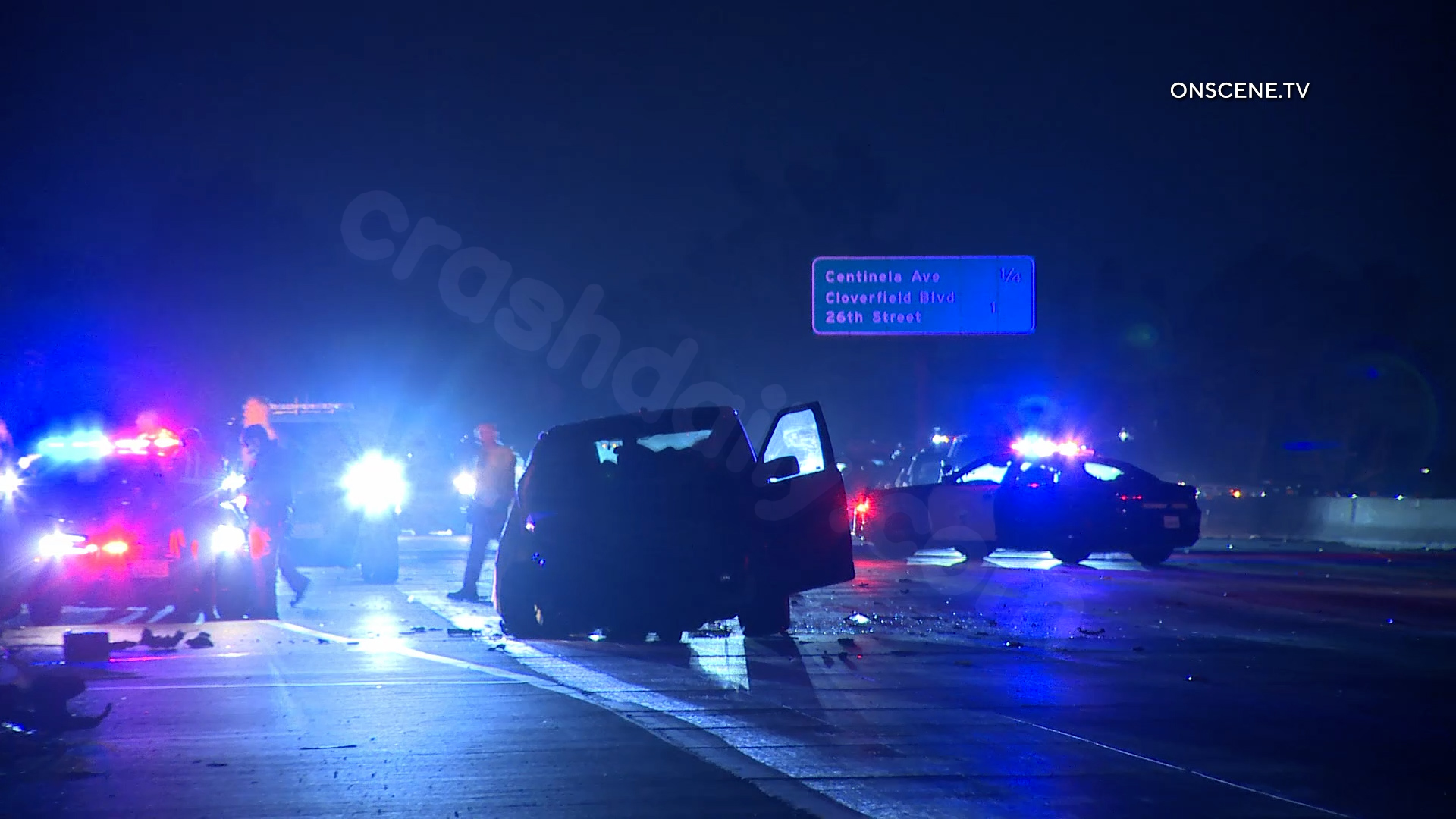 Fatal Rollover Crash Shuts Down 10 Freeway in West LA