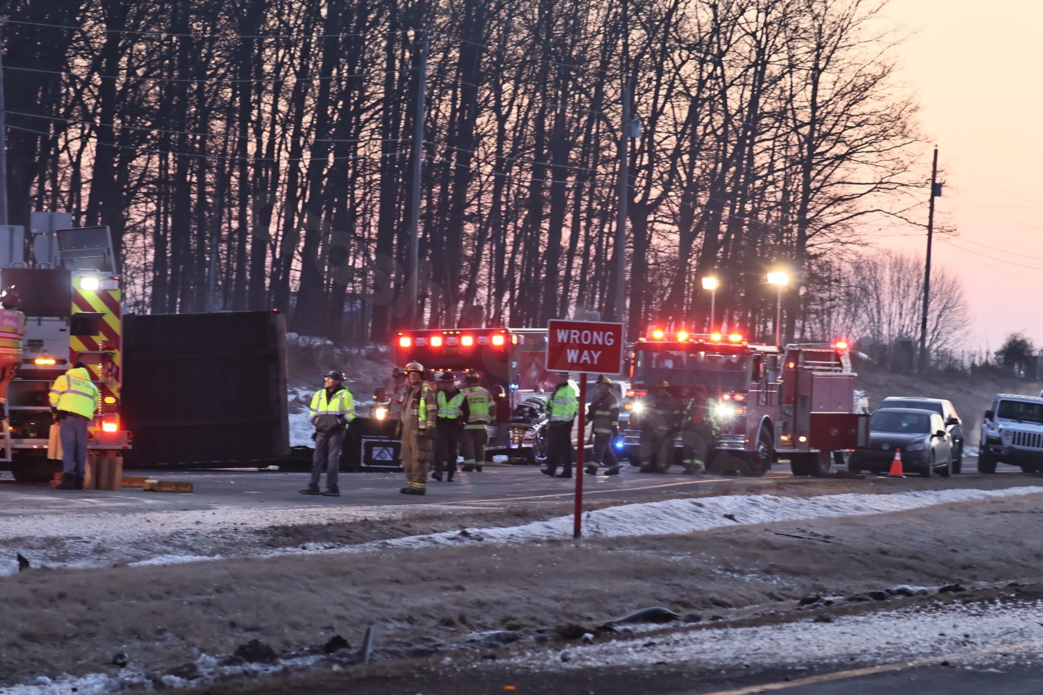 TRAFFIC ALERT: 2 killed in semi-truck crash on US-30