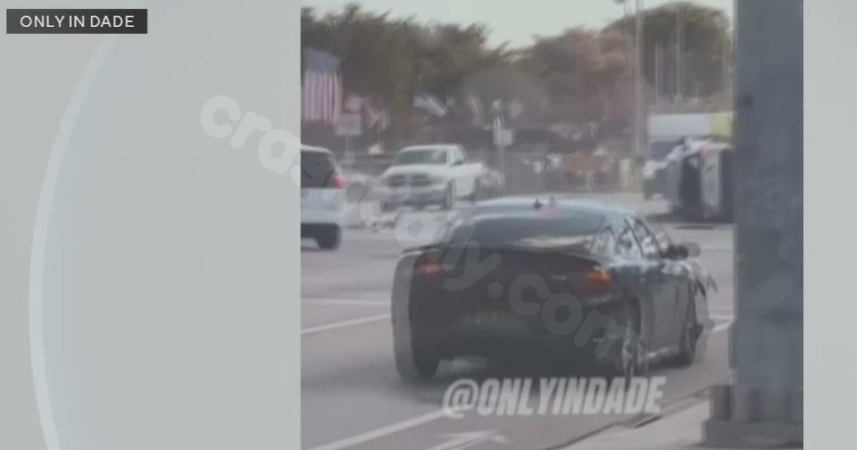 Charges filed against driver in car crash captured on camera that seriously injures Miami-Dade woman