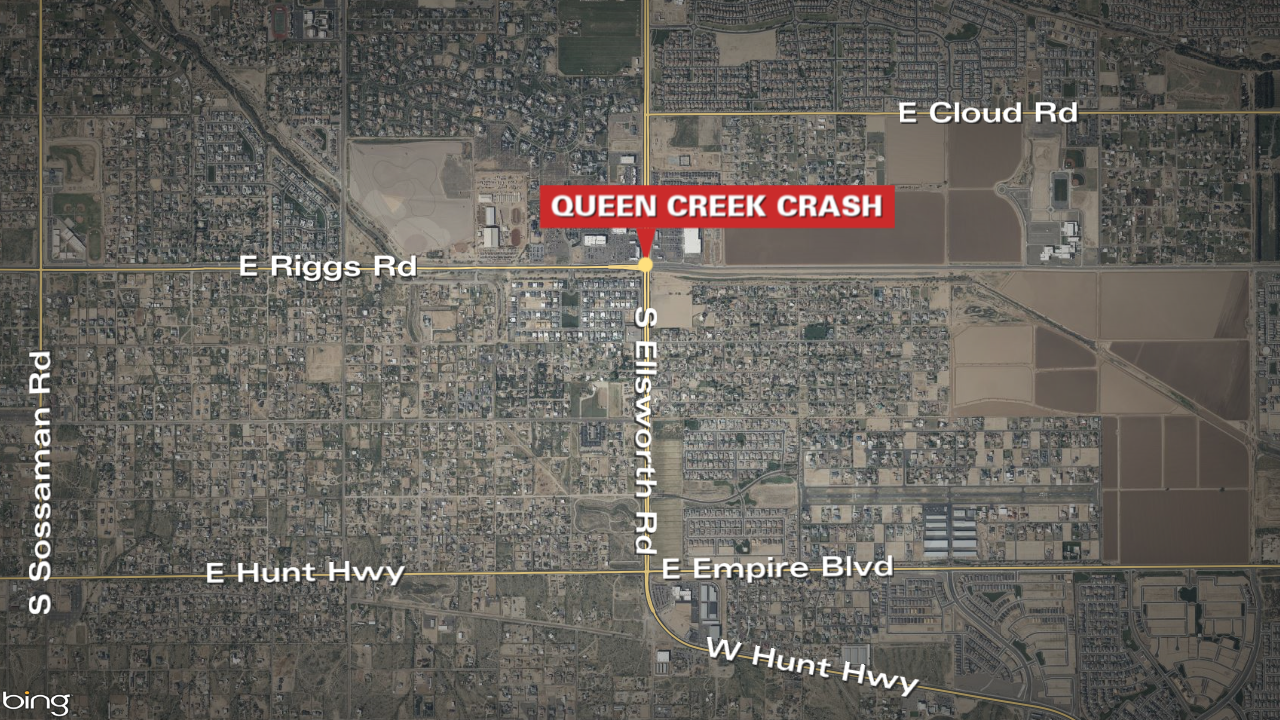 Two dead, three injured in Queen Creek crash