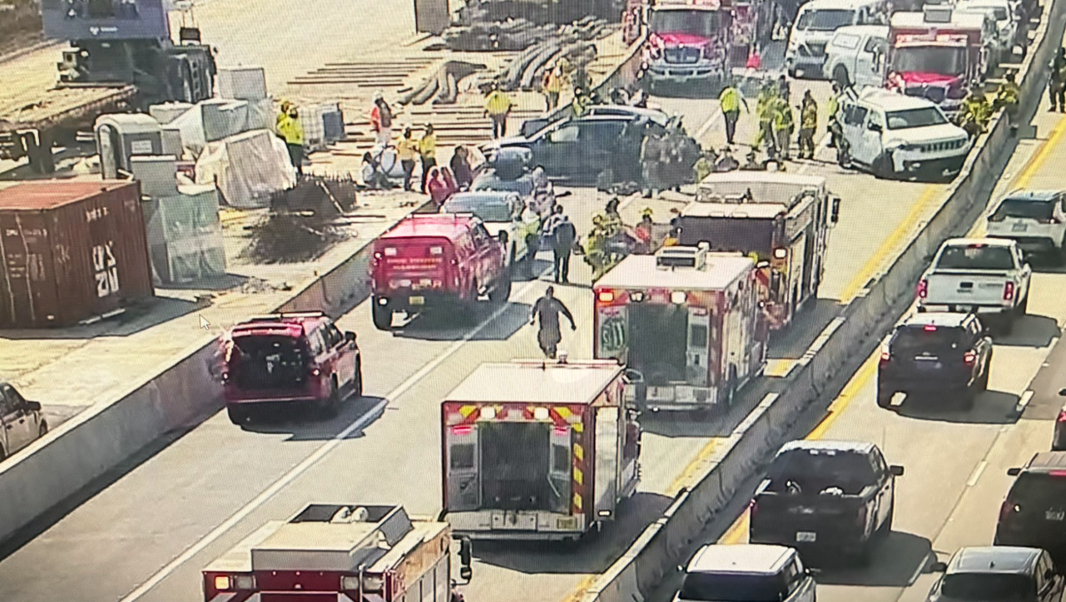 1 person dead, 6 hospitalized in rollover crash on turnpike near Boynton Beach
