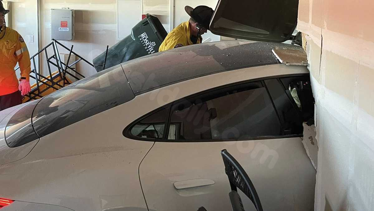 Car crashes into Roseville home’s kitchen after driver suffers a medical emergency, officials say