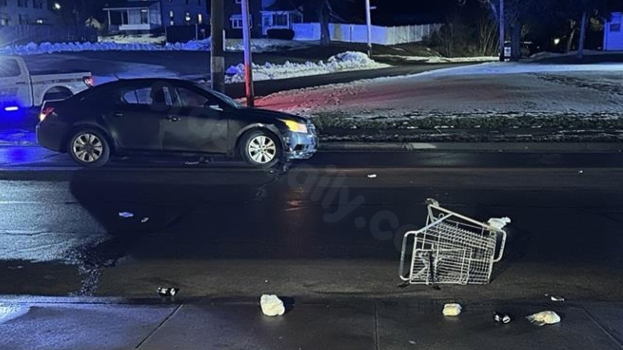Person hospitalized after New Castle crash