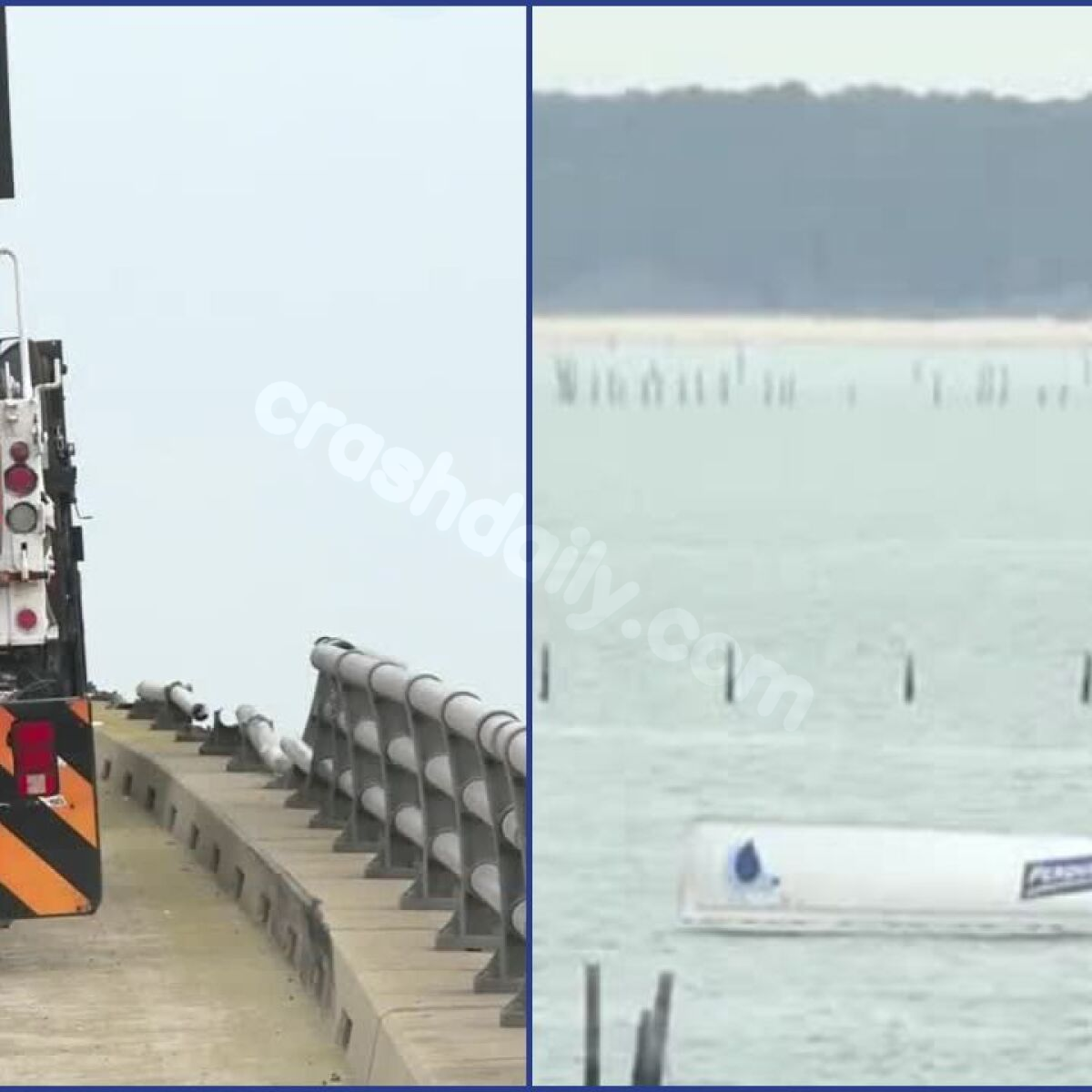 Truck driver killed in Chesapeake Bay Bridge-Tunnel crash