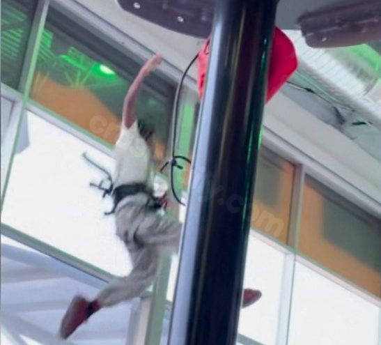Child hospitalized in zip line accident at Las Vegas trampoline park, family says