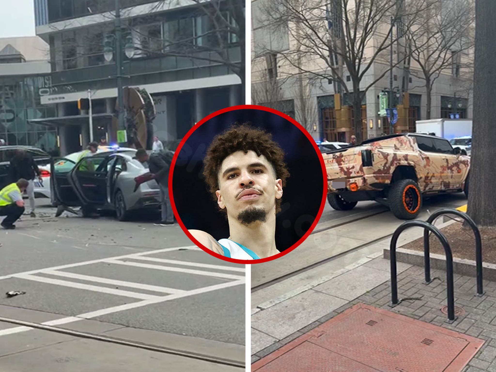 LaMelo Ball Damages Custom Hummer in Charlotte Car Crash