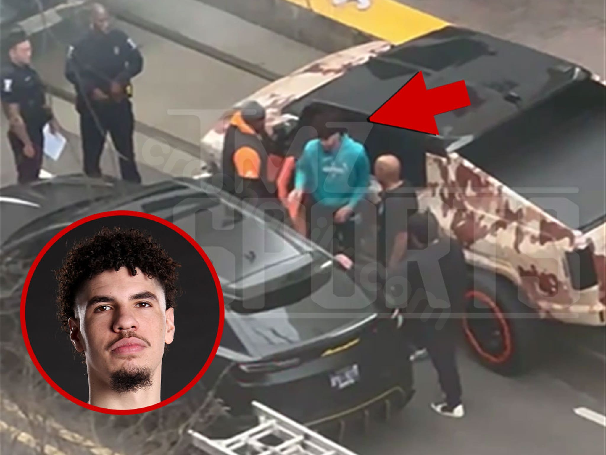 LaMelo Ball Spotted Dipping Into Lamborghini After Car Crash In Charlotte