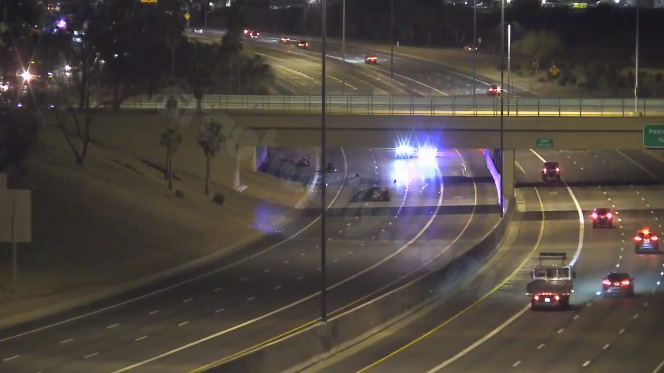 Crash partially closes Loop 101 at Grand Avenue