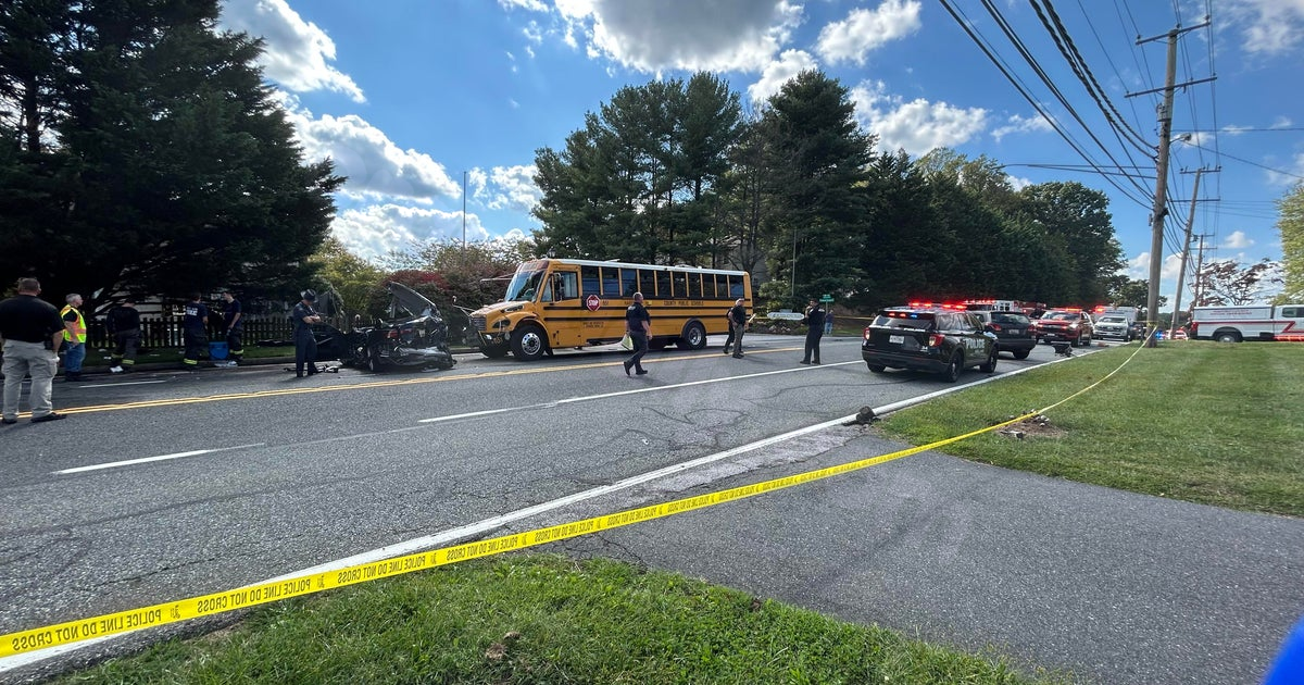 Man charged for fatal school bus crash that killed 1 Harford County student, injured another