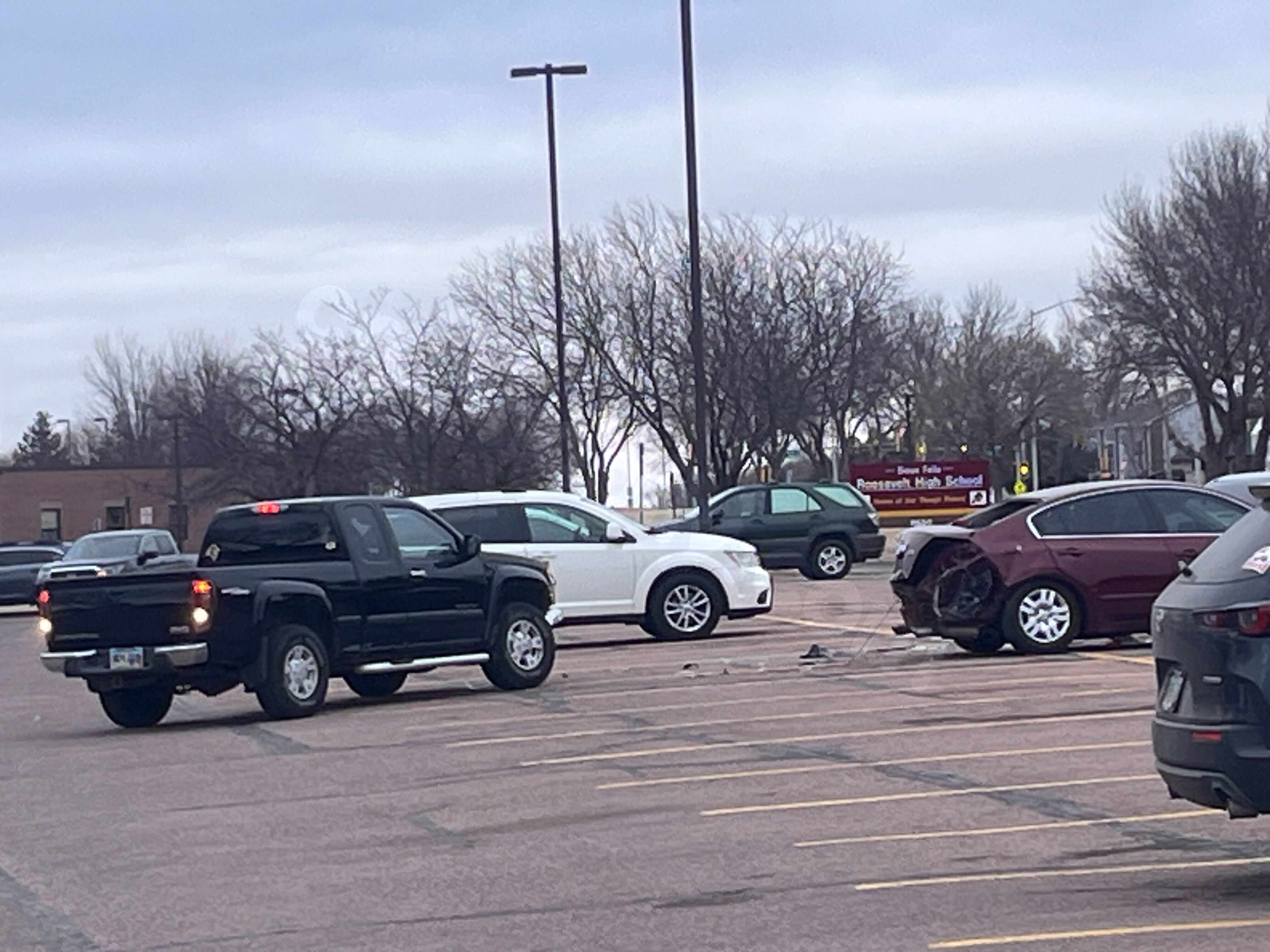Multiple vehicles involved in accident in Roosevelt parking lot