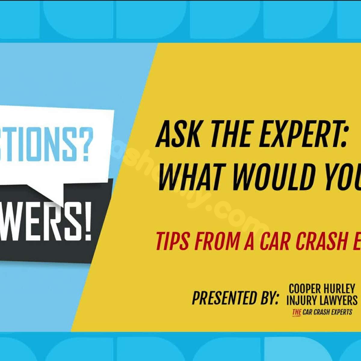 What to do after an accident? Cooper Hurley car crash expert explains on Coast Live