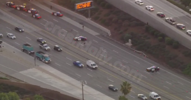 Calabasas crash forces closure of all southbound lanes of 101 Freeway