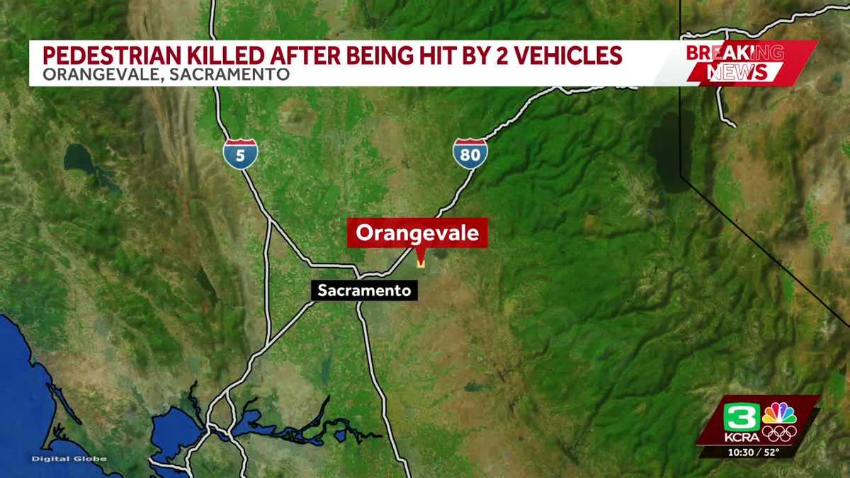 Pedestrian killed after being struck by two vehicles on Greenback Lane in Orangevale