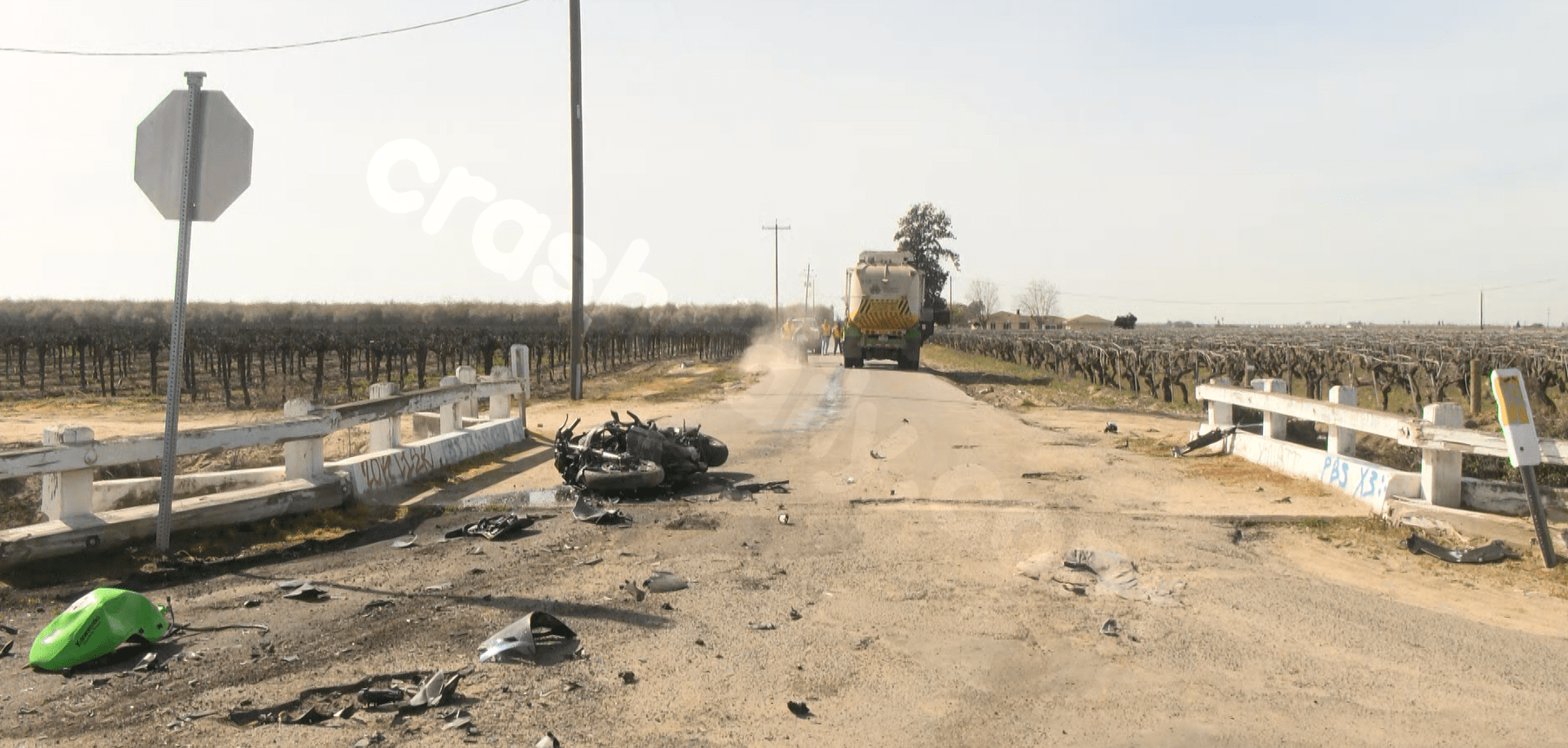 IDENTIFIED: Motorcyclist killed after garbage truck crash in Fresno County