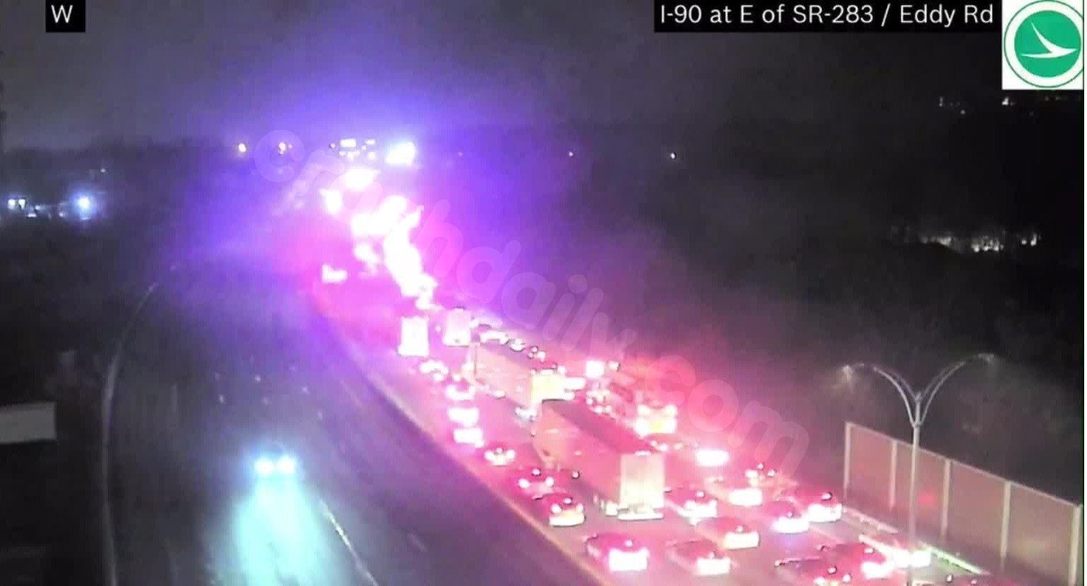 One person killed in crash on I-90