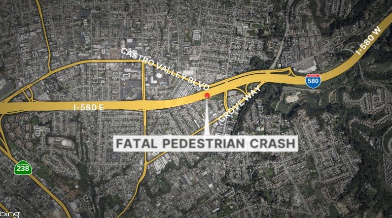 CHP seeks car involved in fatal pedestrian crash in East Bay