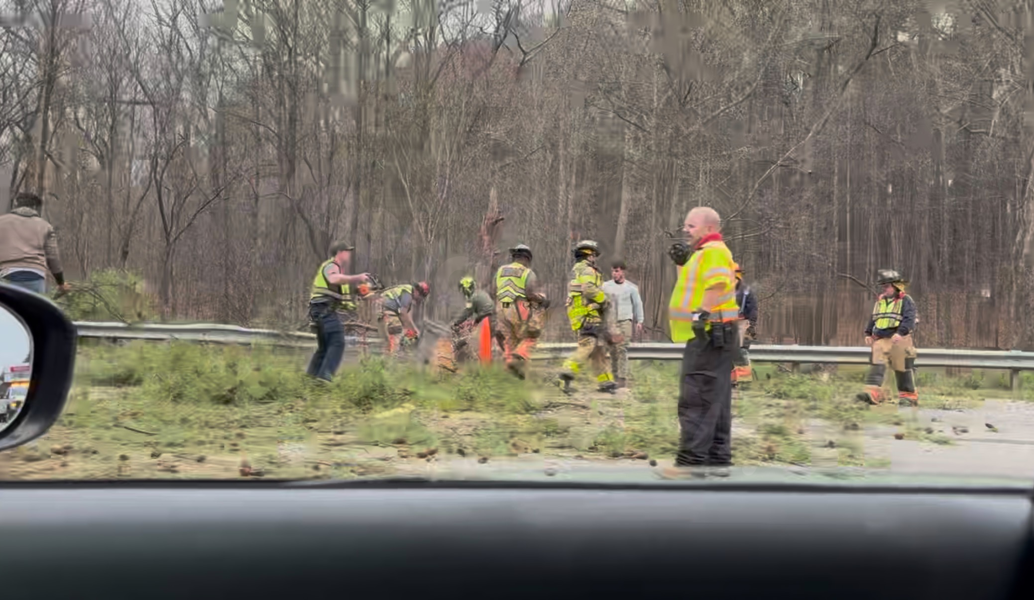 I-40 east reopens after fallen tree near Aviation Parkway near Raleigh; crash develops in westbound lanes