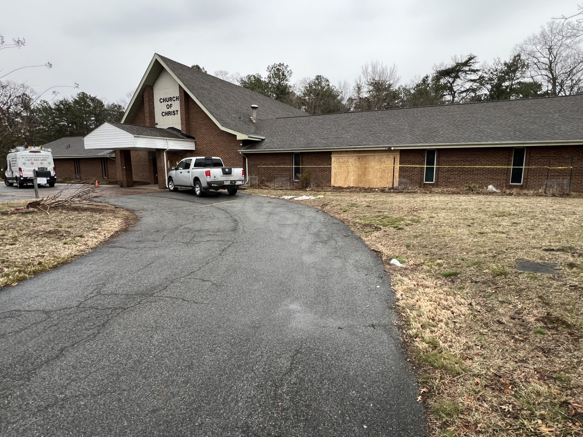 Car crashes into Waldorf church, building sustains serious damage