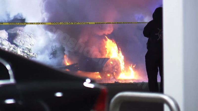 Cranston homicide suspect involved in fiery crash in Swansea