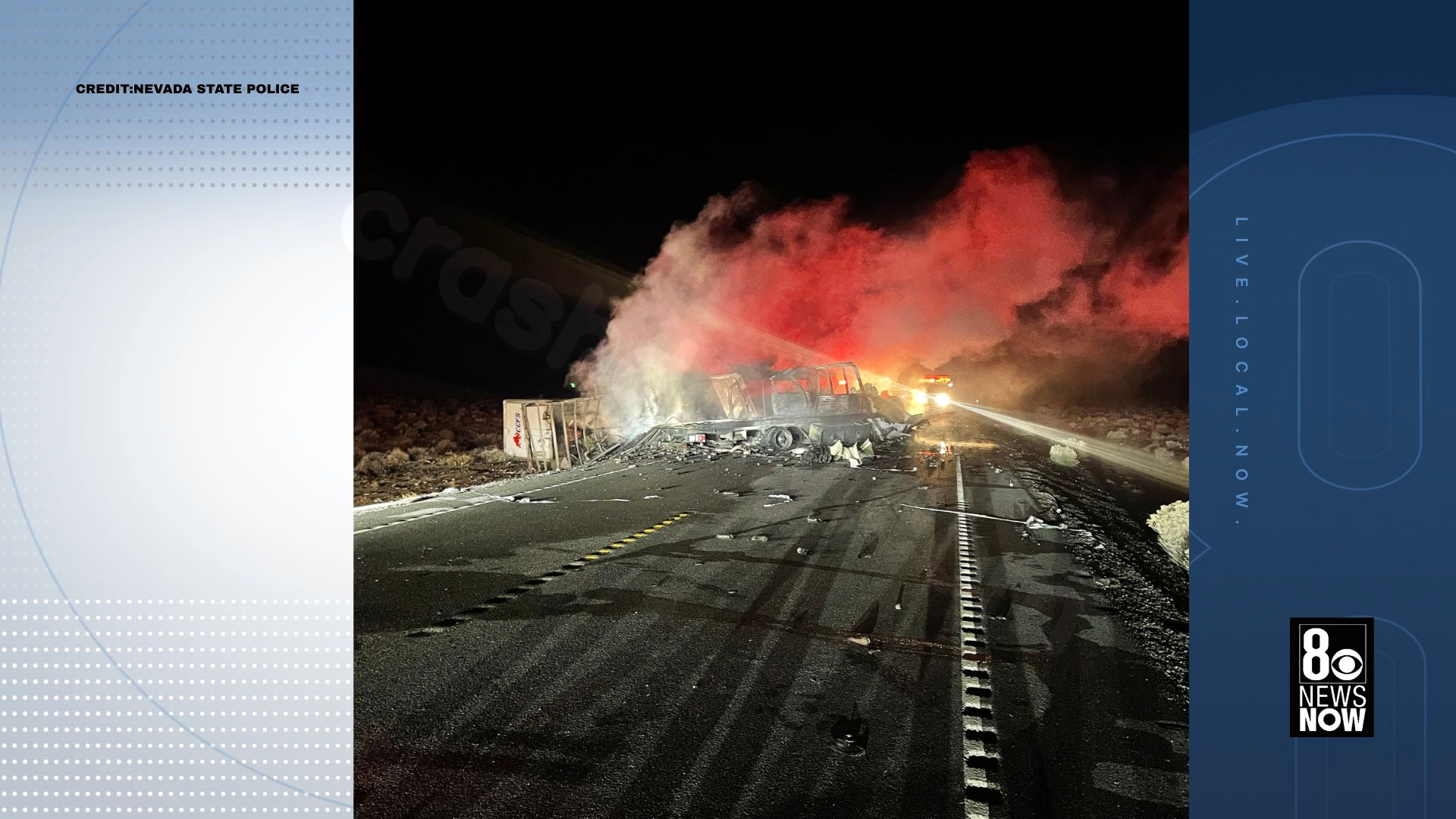 2 Nevada men die in fiery crash on U.S. 95 near Beatty