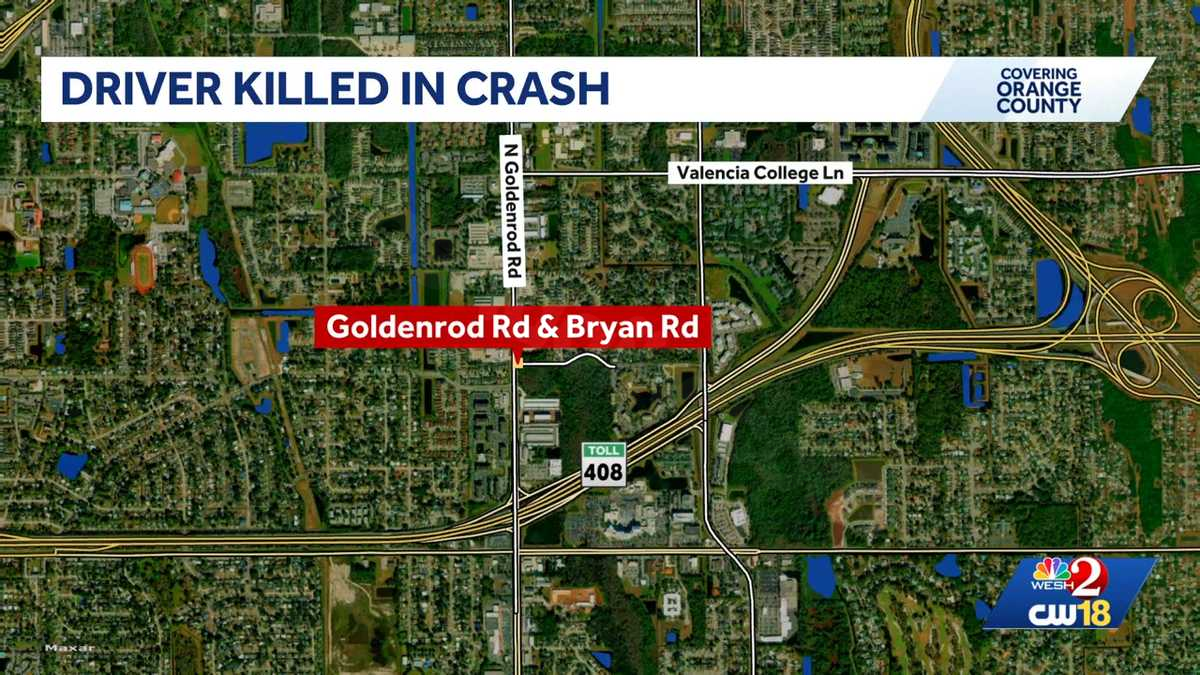 Man drives off road and hits two empty vehicles in fatal Orlando crash