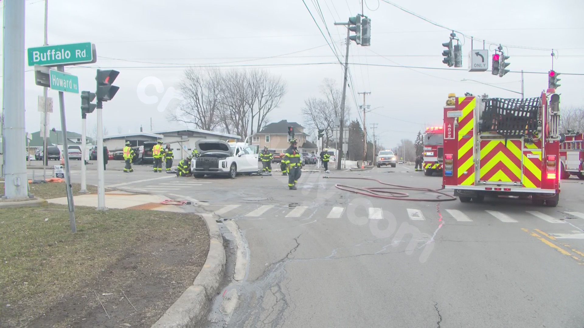 Gates multi-car crash: Four hospitalized, two in critical condition